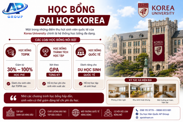 Học bổng đại học Korea