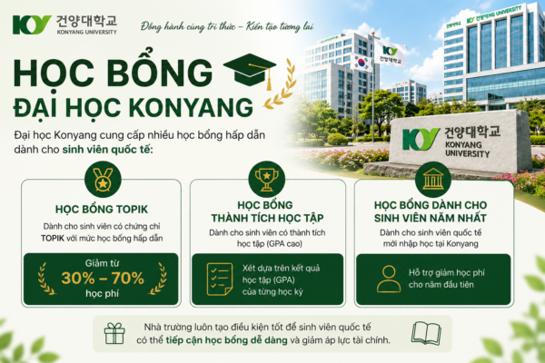  Học bổng đại học Konyang